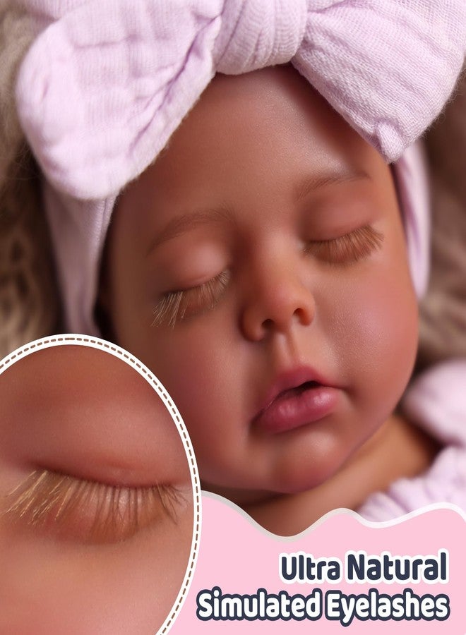 BABESIDE Lifelike Reborn Baby Dolls Daisy Black Girl- 12 Inch Soft Body Realistic-Newborn Handmade Real Life Baby Dolls with Clothes and Toy Gift for Kids Age 3+ - Image 2